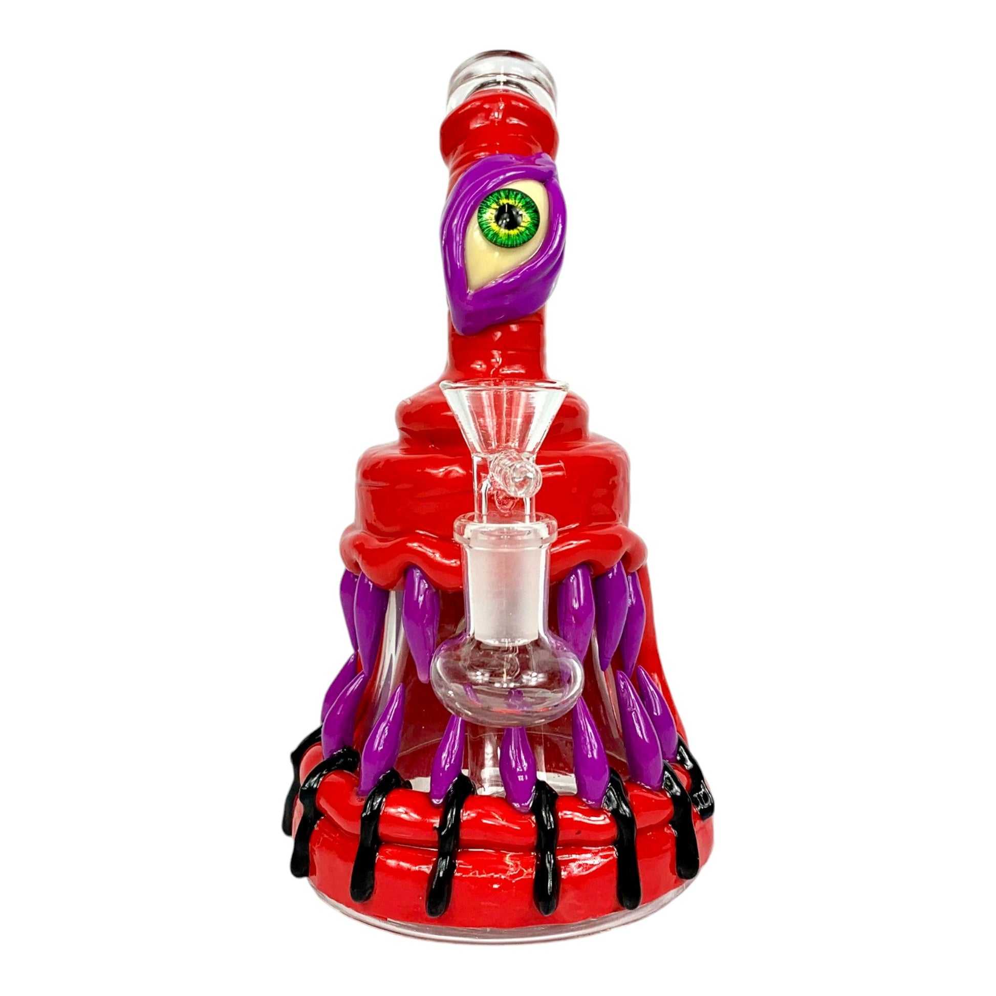 Snuggle Tooth Monster Dab Rig and Bong 20cm - The Bong Baron