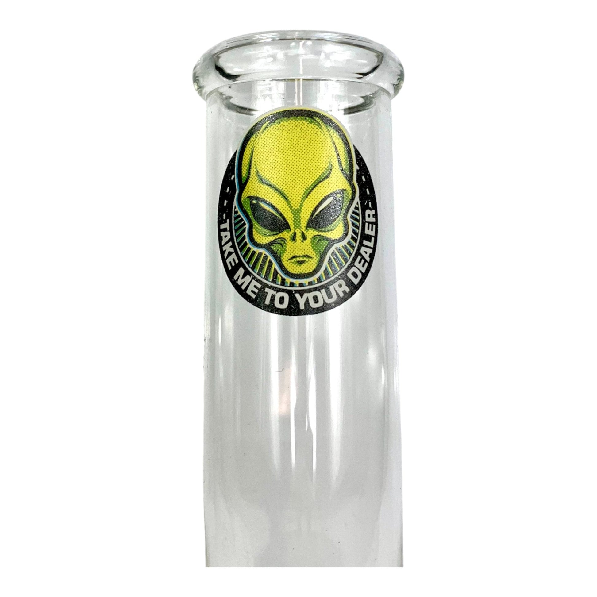 Take me to your dealer Glass Bonza Bong 29cm - The Bong Baron