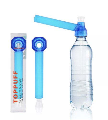 Top Puff Water Bottle Bong - The Bong Baron