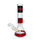 Triple Band Beaker Bong 25cm Red - The Bong Baron