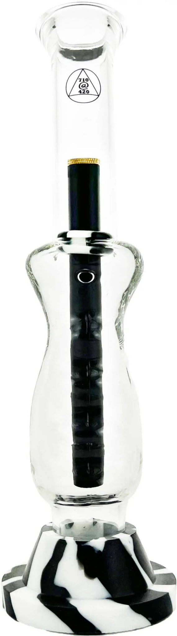 Zebra Gripper Bong 32cm - The Bong Baron